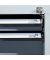 Werkbank  anthrazitgrau, lichtgrau 6 Schubladen 200,0 x 75,0 x 85,0 cm 