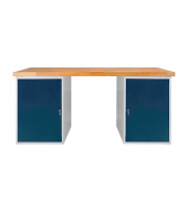 Werkbank lichtgrau, anthrazitgrau 150,0 x 75,0 x 85,0 cm 