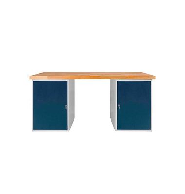 Werkbank lichtgrau, anthrazitgrau 150,0 x 75,0 x 85,0 cm 