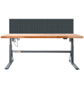 Werkbank staubgrau 70,0 - 117,0 x 20,0 x 75,0 cm 