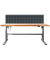Werkbank staubgrau 70,0 - 117,0 x 20,0 x 75,0 cm 