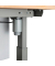 Werkbank staubgrau 70,0 - 117,0 x 20,0 x 75,0 cm 