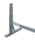 Werkbank staubgrau 70,0 - 117,0 x 20,0 x 75,0 cm 