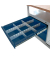 Werkbank Eko lichtgrau, anthrazitgrau 3 Schubladen 120,5 x 60,0 x 82,5 cm 