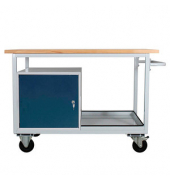 Werkbank Eko lichtgrau, anthrazitgrau 130,0 x 60,0 x 85,0 cm 