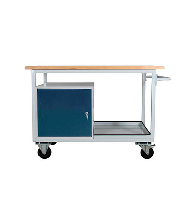 Werkbank Eko lichtgrau, anthrazitgrau 130,0 x 60,0 x 85,0 cm 