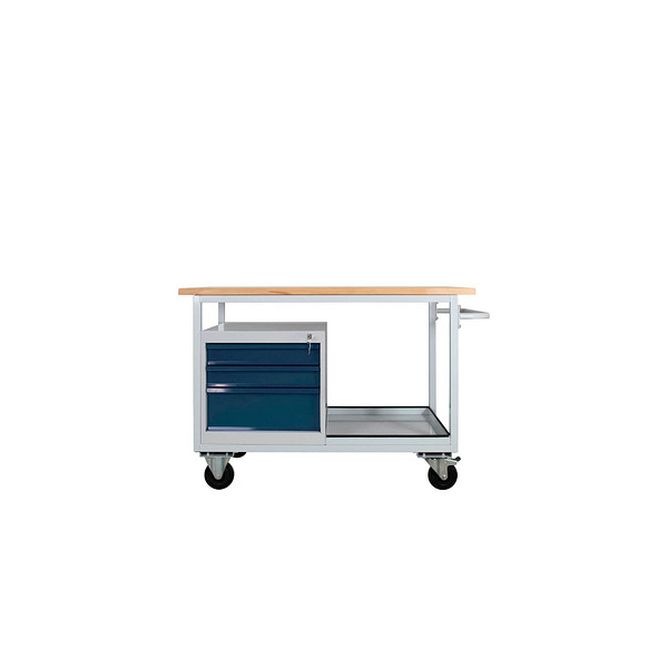 4050049429238 - Werkbank Eko lichtgrau anthrazitgrau 3 Schubladen 1300 x 600 x 850 cm 4050049429238 ADB 4050049429238 - Werkbank Eko lichtgrau anthrazitgrau 3 Schubladen 1300 x 600 x 850 cm 4050049429238 ADB