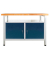 Werkbank lichtgrau, anthrazitgrau 120,0 x 60,0 x 84,0 cm 