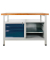 Werkbank lichtgrau, anthrazitgrau 3 Schubladen 120,0 x 60,0 x 84,0 cm 