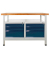 Werkbank lichtgrau, anthrazitgrau 6 Schubladen 120,0 x 60,0 x 84,0 cm 