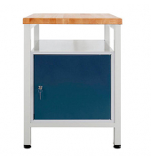 Werkbank lichtgrau, anthrazitgrau 60,0 x 60,0 x 84,0 cm 