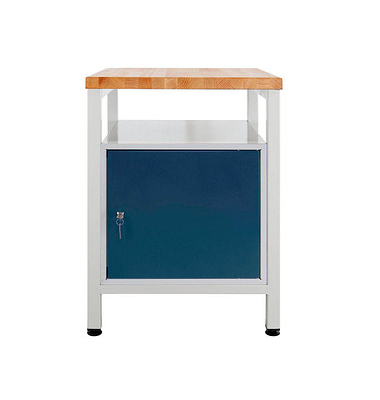 Werkbank lichtgrau, anthrazitgrau 60,0 x 60,0 x 84,0 cm 