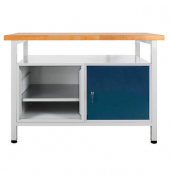 Werkbank lichtgrau, anthrazitgrau 120,0 x 60,0 x 84,0 cm 