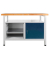 Werkbank lichtgrau, anthrazitgrau 120,0 x 60,0 x 84,0 cm 