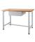 Werkbank lichtgrau, anthrazitgrau 1 Schublade 120,0 x 60,0 x 84,0 cm 