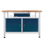Werkbank lichtgrau, anthrazitgrau 1 Schublade 120,0 x 60,0 x 84,0 cm 