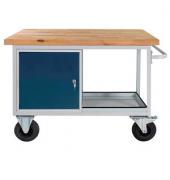 Werkbank lichtgrau, anthrazitgrau 130,0 x 60,0 x 82,7 cm 