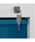 Werkbank lichtgrau, anthrazitgrau 6 Schubladen 130,0 x 60,0 x 82,7 cm 