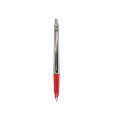 Kugelschreiber Epoca Chrome rot Schreibfarbe blau, 