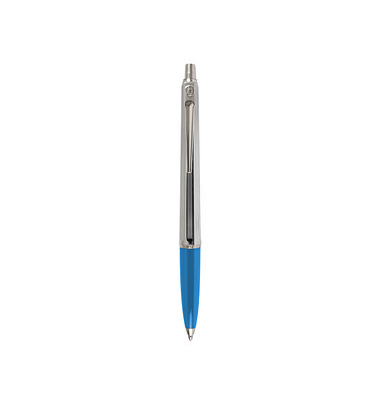 Kugelschreiber Epoca Chrome blau Schreibfarbe blau, Kugelschreiber Epoca Chrome blau Schreibfarbe blau,
