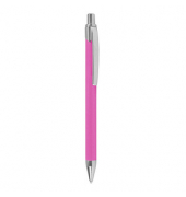Kugelschreiber Rondo Soft pink Schreibfarbe blau, 
