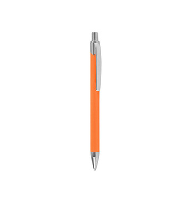 Kugelschreiber Rondo Soft orange Schreibfarbe blau, 
