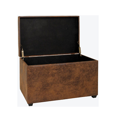 Sitztruhe 52824 braun Holz 58,0 cm 