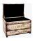 Sitztruhe 52922 Motiv Schriftzug Holz 58,0 cm 