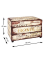 Sitztruhe 52922 Motiv Schriftzug Holz 58,0 cm 