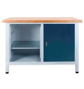 Werkbank lichtgrau, anthrazitgrau 120,0 x 60,0 x 84,0 cm 