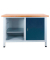 Werkbank lichtgrau, anthrazitgrau 120,0 x 60,0 x 84,0 cm 
