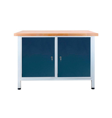 Werkbank lichtgrau, anthrazitgrau 120,0 x 60,0 x 84,0 cm 