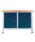 Werkbank lichtgrau, anthrazitgrau 120,0 x 60,0 x 84,0 cm 