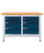 Werkbank lichtgrau, anthrazitgrau 8 Schubladen 120,0 x 60,0 x 84,0 cm 