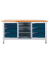Werkbank lichtgrau, anthrazitgrau 7 Schubladen 170,0 x 60,0 x 84,0 cm 