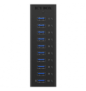 USB-Hub IB-AC6110 10-fach schwarz 