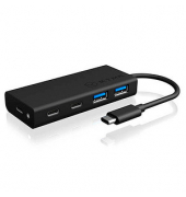 USB-Hub IB-HUB1426-CPD 4-fach schwarz 