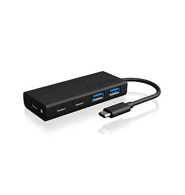 USB-Hub IB-HUB1426-CPD 4-fach schwarz 