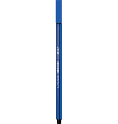 Westcott Fineliner 0,4 mm, blau mit metallgefasste Schreibspitze Westcott Fineliner 0,4 mm, blau mit metallgefasste Schreibspitze