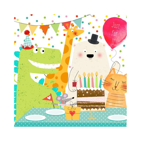 4014995637390 - Motivserviette 33x33cm 3lagig  4014995637390 Braun und Company