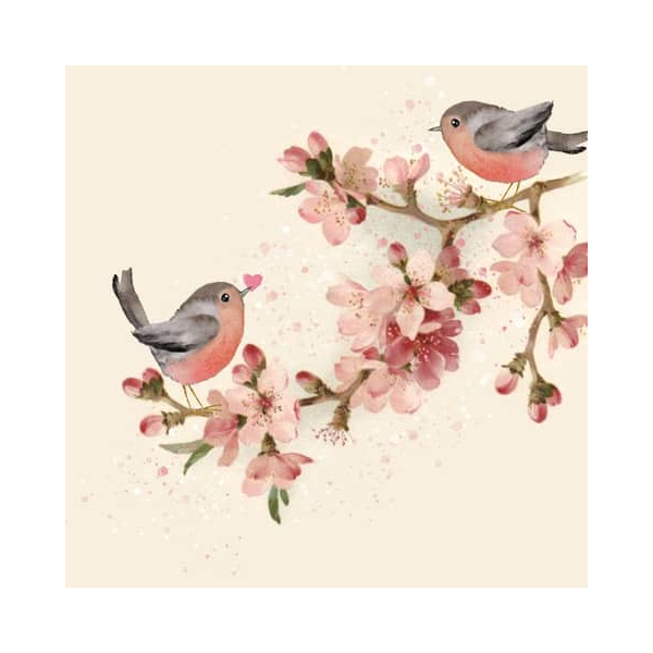 4014995637802 - Motivserviette 33x33cm 3lagig Frühjahr  4014995637802 Braun und Company