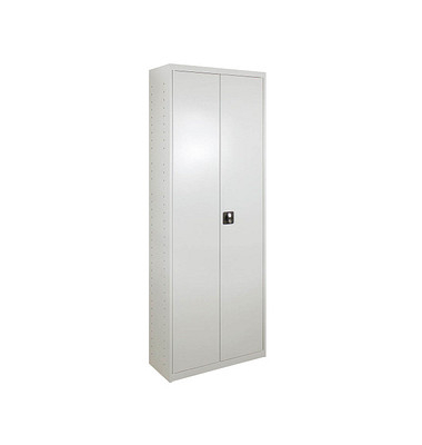Stahlschrank 40828 lichtgrau 71,0 x 30,0 x 195,0 cm, aufgebaut 