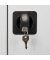 Stahlschrank 40828 lichtgrau 71,0 x 30,0 x 195,0 cm, aufgebaut 