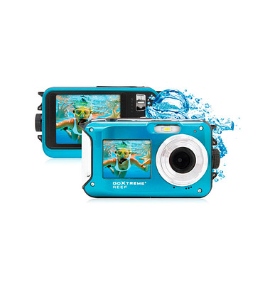 GoXtreme Reef Unterwasserkamera blau 24,0 Mio. Pixel  Unterwasserkamera Unterwasserkamera