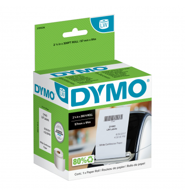 DYMO Thermokassenrolle LabelWriter 2191636 57x91mm ws  