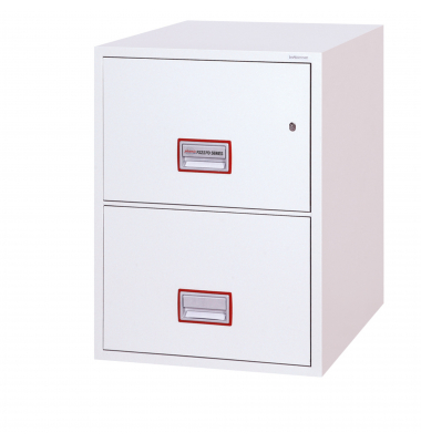 Tresor FS2272K World Class Vertical Fire File, wei&szlig;, 2 Schubladen, 1-bahnig