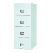 Tresor FS2274K World Class Vertical Fire File, wei&szlig;, 4 Schubladen, 1-bahnig