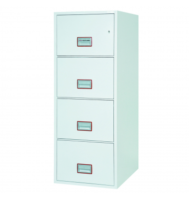 Tresor FS2274K World Class Vertical Fire File, wei&szlig;, 4 Schubladen, 1-bahnig