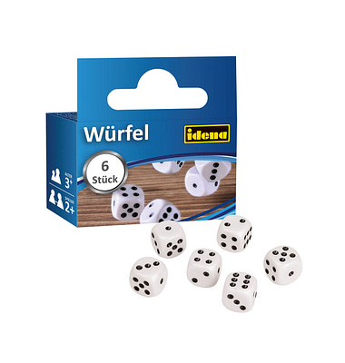 6 Idena Würfel 