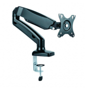 Monitor-Halterung IB-MS303-T IB-MS303-T schwarz für 1 Monitor, Tischklemme, Tischbohrung 